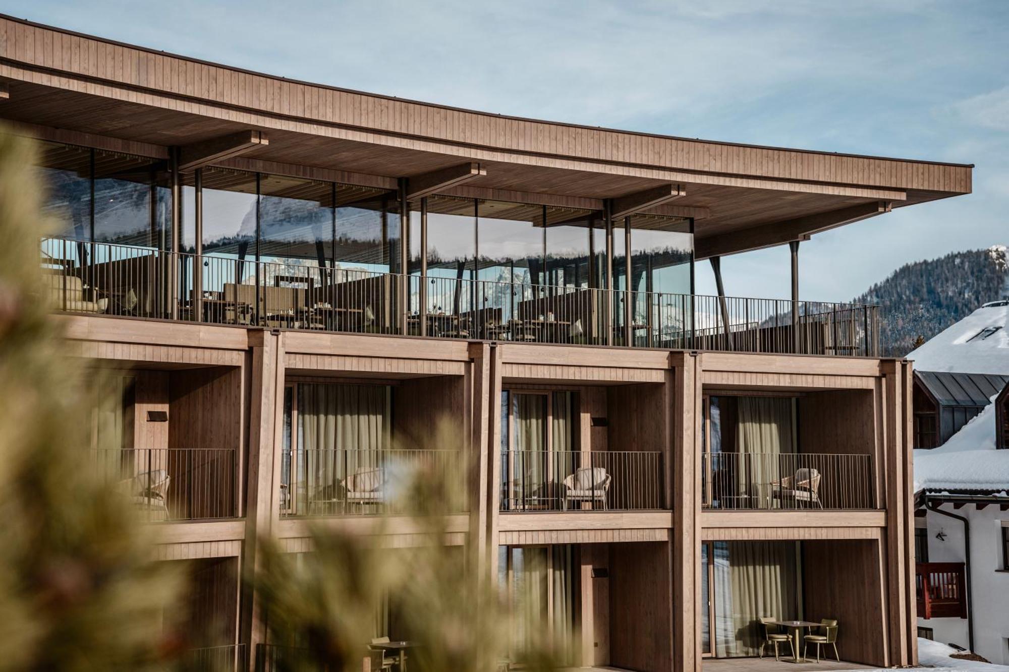 Hotel Cendevaves Alpine Silence Santa Cristina Val Gardena Exterior foto